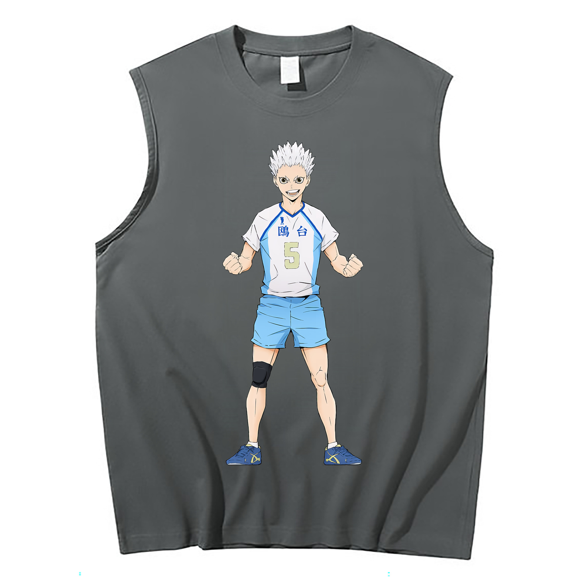（画像用） ハイキュー!! Haikyu!! コットン100％タンクトップ（フロントプリント）